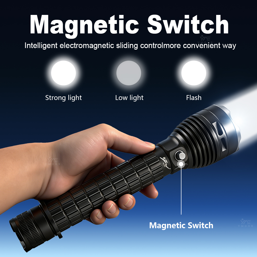 مصباح غوص مقاوم للماء IPX8 بقو - مراجعة Underwater Flashlight وسعره
