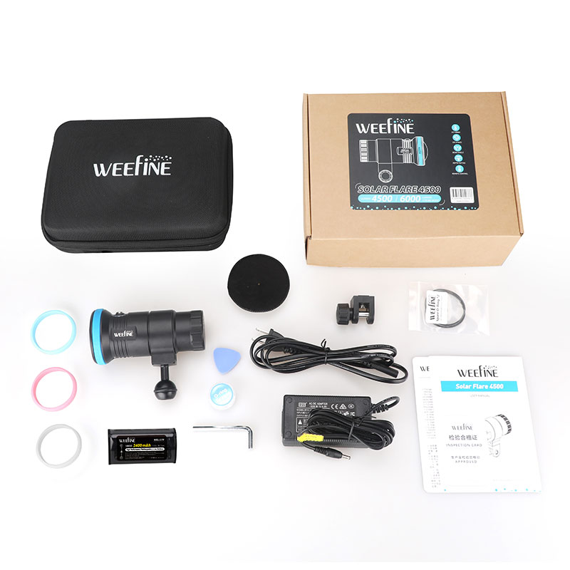 وييفاين سولار فلير 4500 WF102  - مراجعة Underwater Flashlight وسعره
